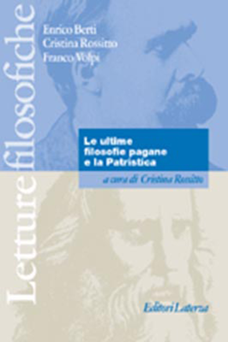 editori laterza le ultime filosofie pagane e la patristica