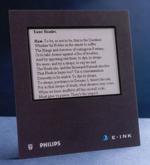 Il prototipo di E-Ink e Philips presentato a giugno del 2001