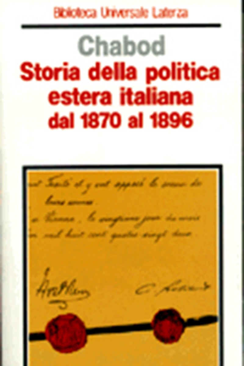 Storia della politica estera italiana dal 1870 al 1896