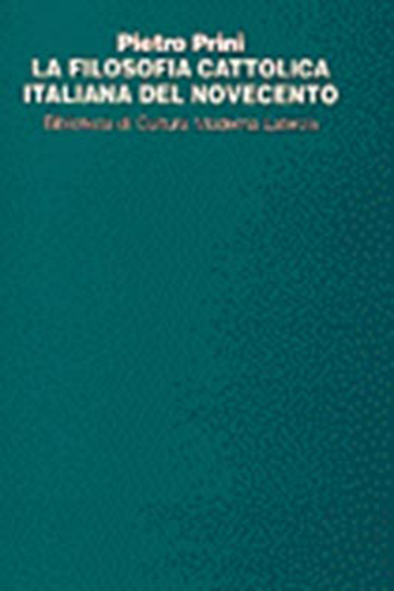 La filosofia cattolica italiana del Novecento