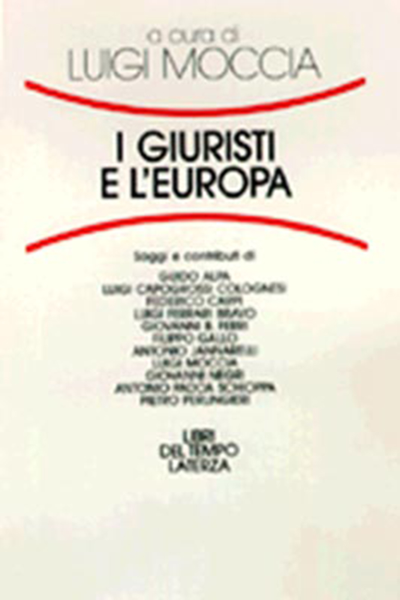 I giuristi e l'Europa