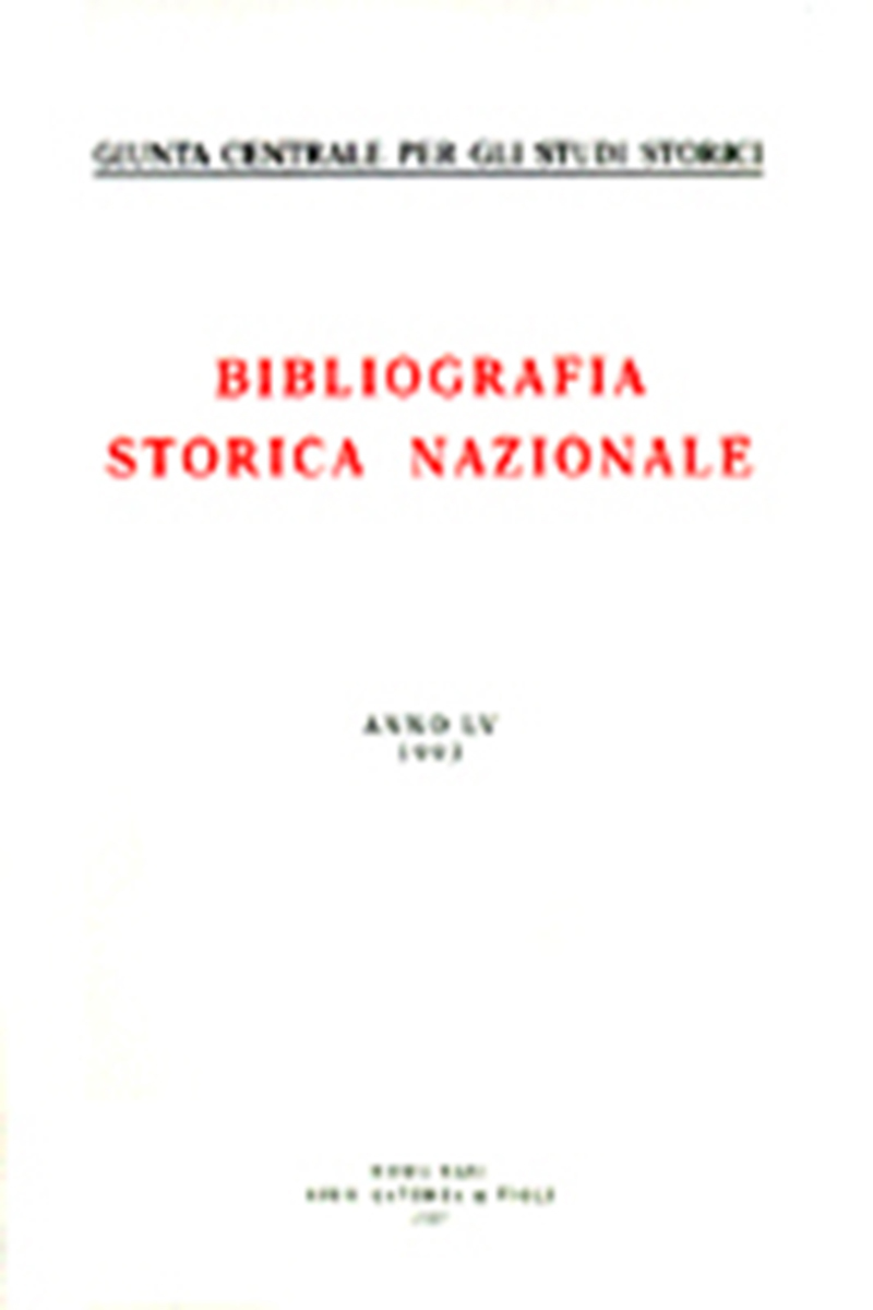 Bibliografia storica nazionale