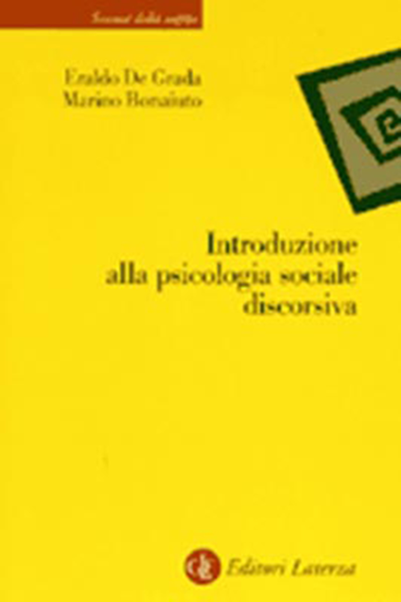 Introduzione alla psicologia sociale discorsiva