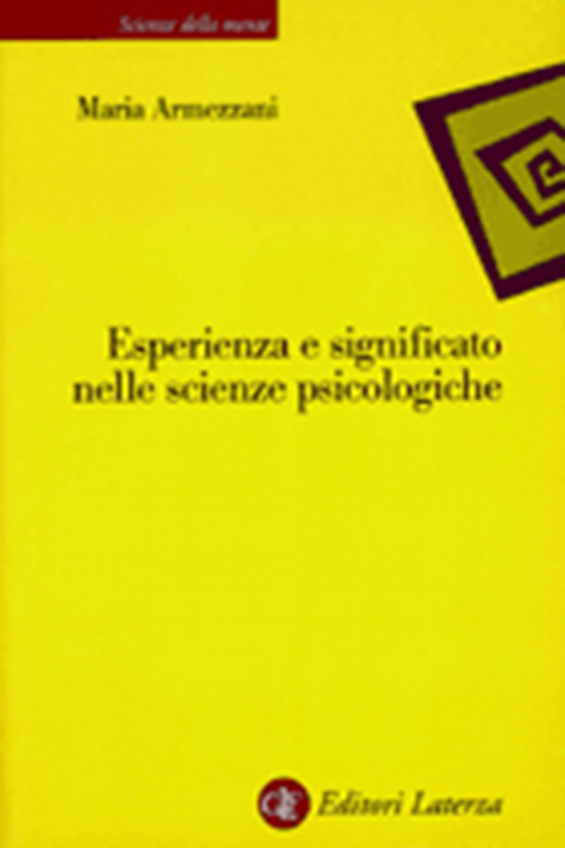 Esperienza e significato nelle scienze psicologiche