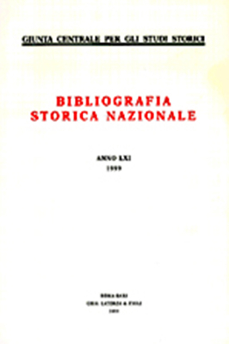 Bibliografia storica nazionale