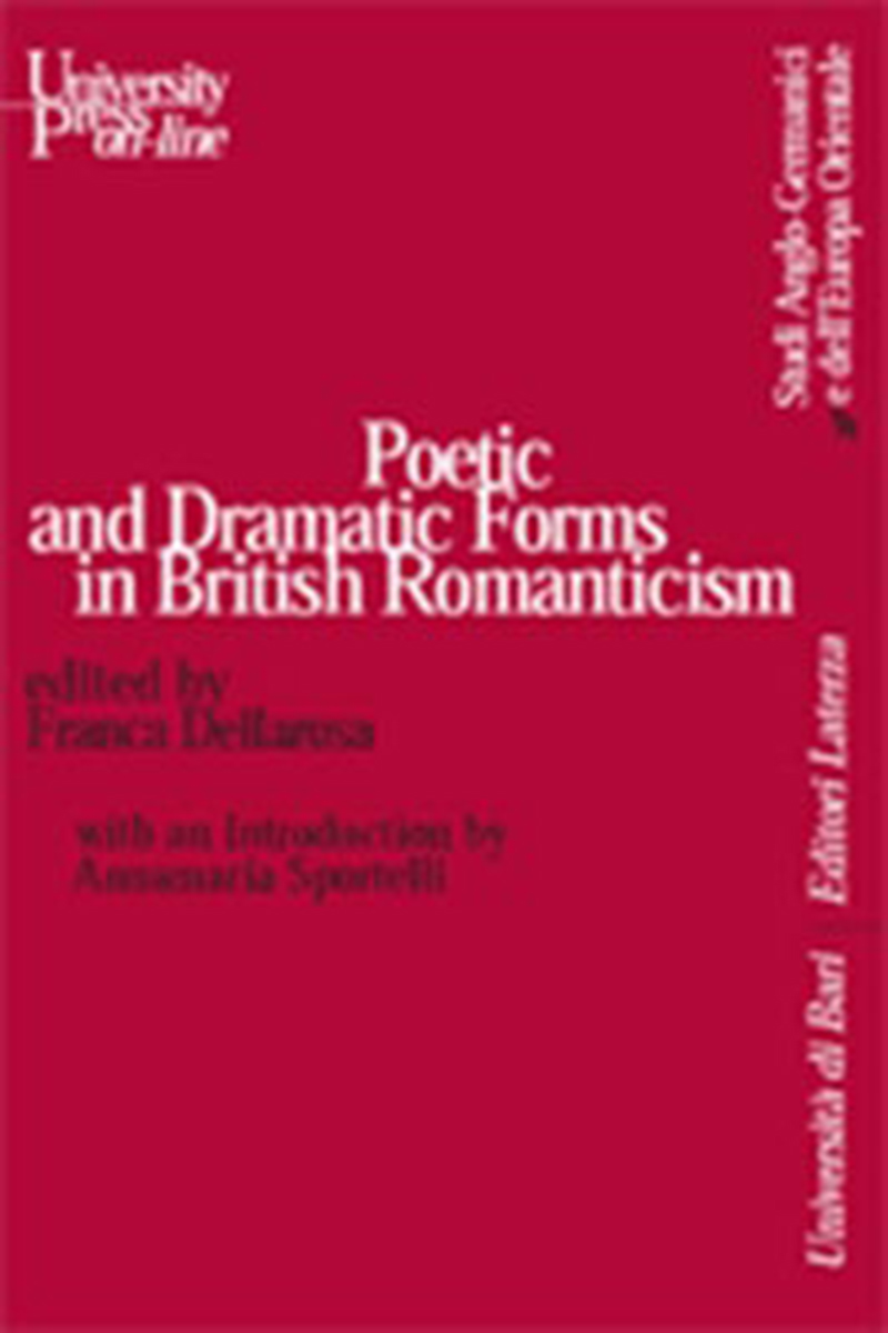 Poetic and Dramatic Forms in British Romanticism
