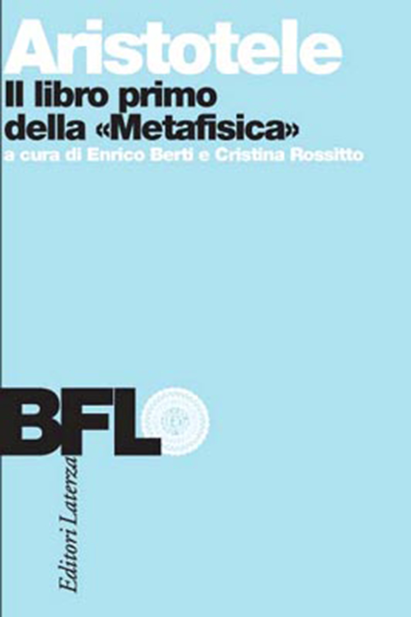 Il libro primo della «Metafisica»