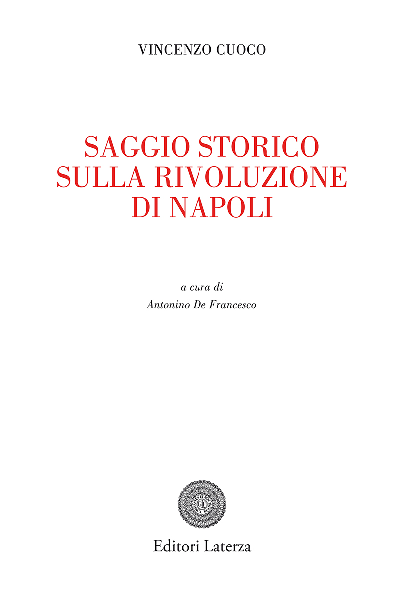 Saggio storico sulla rivoluzione di Napoli