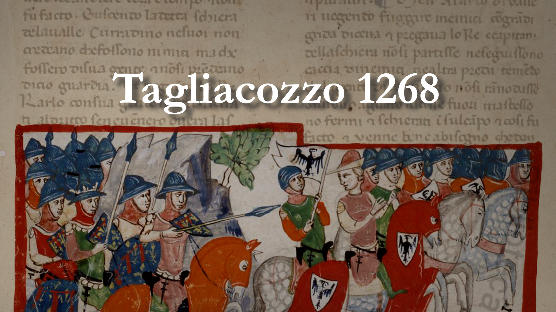 Federico Canaccini racconta la battaglia di Tagliacozzo